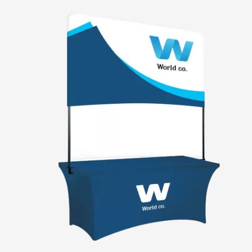 8ft Table Top Pole Banner display for tradeshow