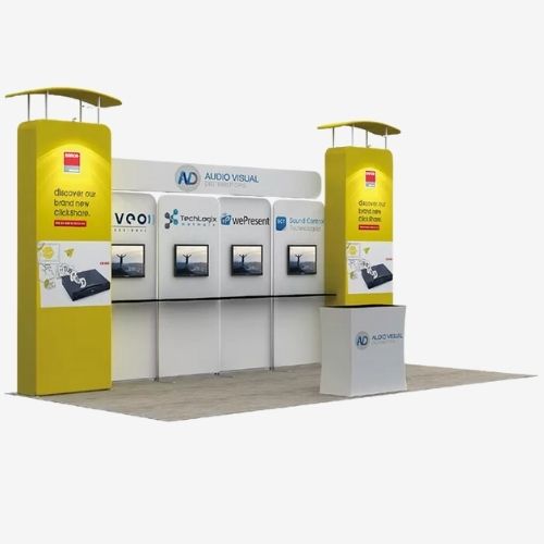BOOTH 1020-06 Custom TRADE SHOW BOOTHS FOR EXHIBITION