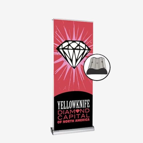 Custom Advance DOUBLE 31” Banner Stand