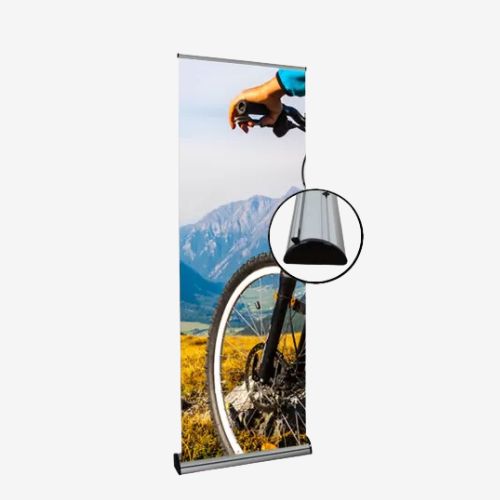 Custom Barracuda 23” Banner Stand