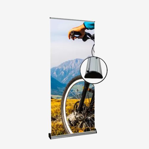 Custom Barracuda 35″ Banner Stand