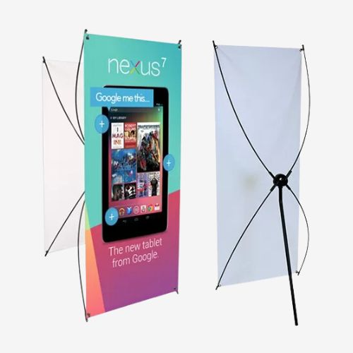 Custom Spring Back Banner Stand